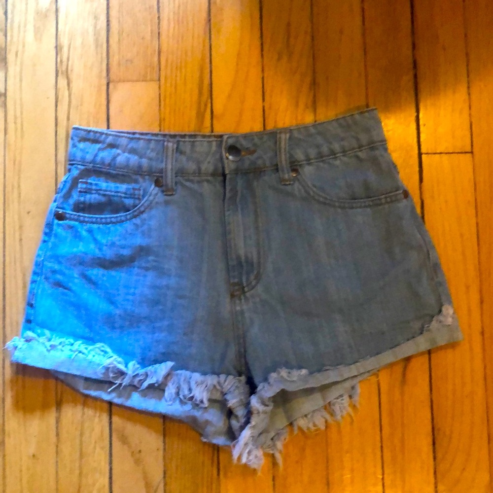 Women size small. Jean shorts